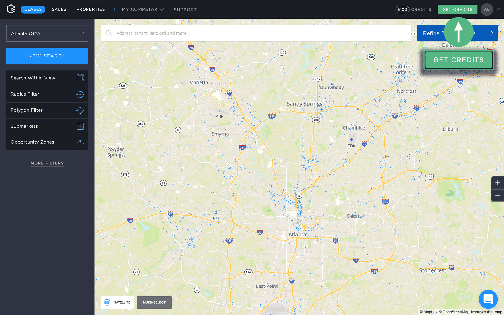How to submit comps to earn credits